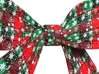 Christmas Bow Ribbon 77 Low-poly 3D model
