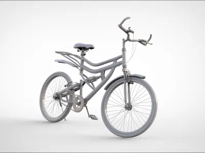 Hercules MTB Bicycle Low-poly 3D model