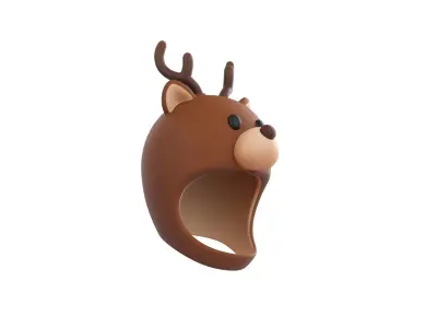Prop063 Deer Hat 3D model