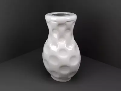 Porcelain vase 3D model