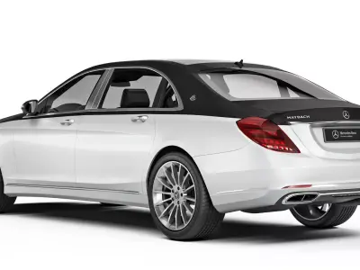 Mercedes-Benz S-Class Maybach 2019 3D model