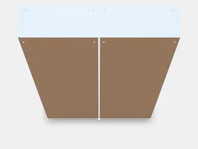 PAX 2 wardrobe frames 9 Low-poly 3D model