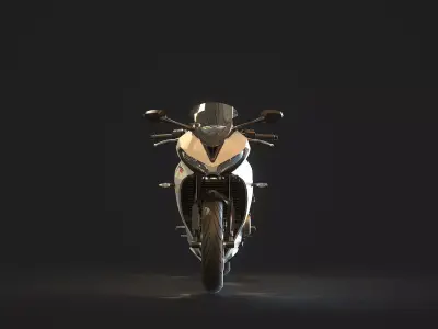 Base model  Triumph Daytona 660 2024 3D model