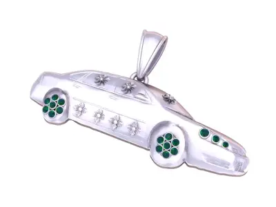 Luxury Car Pendant 3D Printable Jewelry Model 3D print model