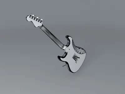 ESP Vito Bratta model guitar Free 3D model