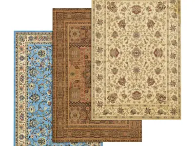 Rug Set 1868 3D model