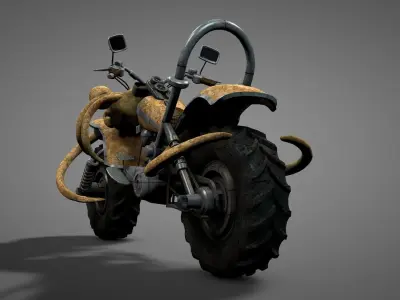 Skull Bike 2W 3D model