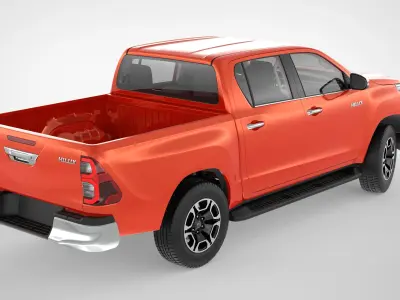 Toyota Hilux Double Cab 4WD 2020 3D model