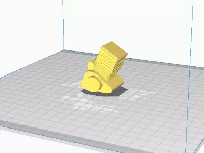 motor engine 3D model