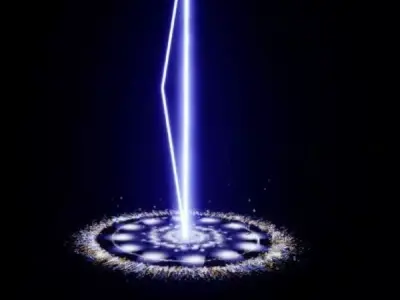 Unreal Engine 5 flower VFX particles animation 3D model