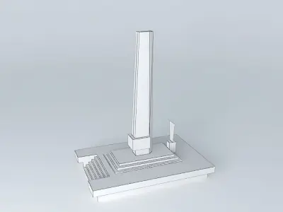 Monument to Labrador Free 3D model