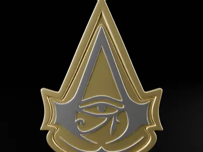 Assassins creed origins pendant 3D model for 3D printing 3D print model
