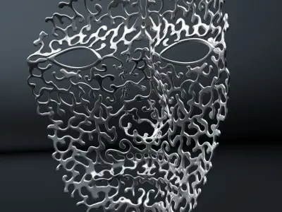Ornament Mask 3D model