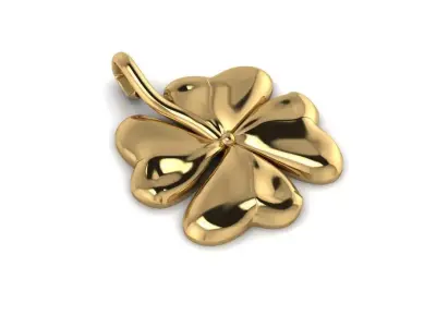 Shamrock Irish Leaf 3D print model