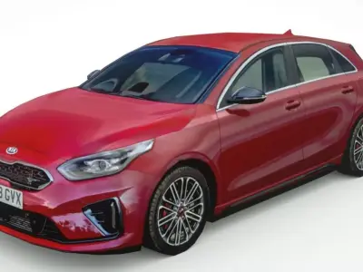 Kia Ceed GT 2020 Low-poly 3D model