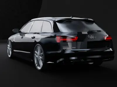 Audi A6 Avant 2017 3D model