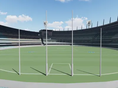  Stadium Low-poly 3D model