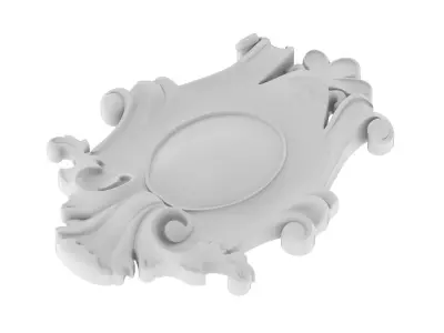 Cartouche Ornament 036 3D model