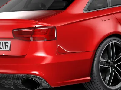 Audi RS6 sedan 2015 3D model