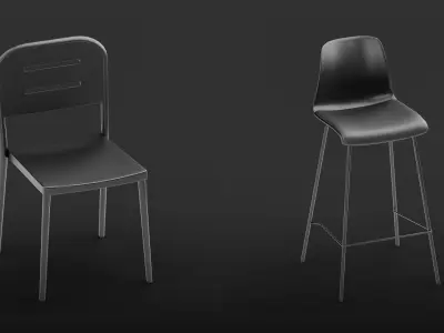 Chair Model Collection Vol 37 3D model