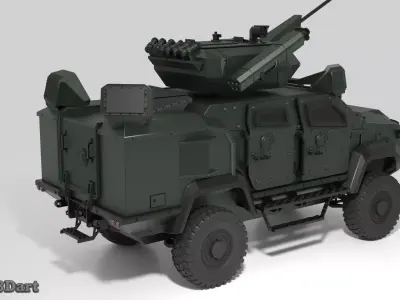 DT Wolf Vehicle 3D print model 3D print model