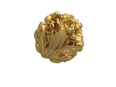 Classic carved decor ornament 508  3D print model
