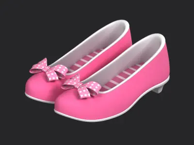 Shoes Cartoon 3D model