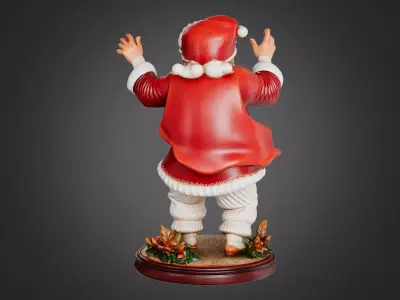 Santa Claus Statue 3D model