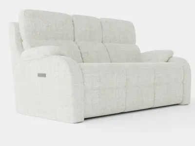 Oatmeal Sofa Low-poly 3D model