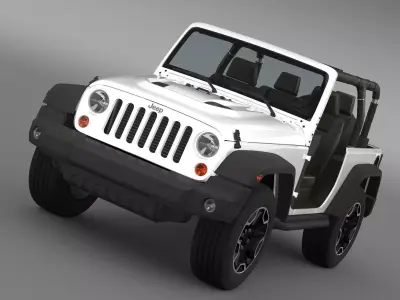 Jeep Wrangler Rubicon 10th Anniversary 2014 3D model