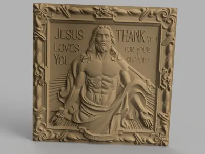 Decorative Bas-Relief Wall Art Collection 3D print model