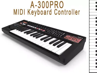 Keyboard Controller 3D model