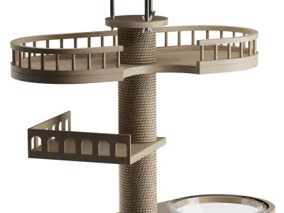 Feline Funhouse 3D model