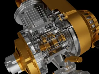 ENGINE FINAL ASSEMBLY 3D print model