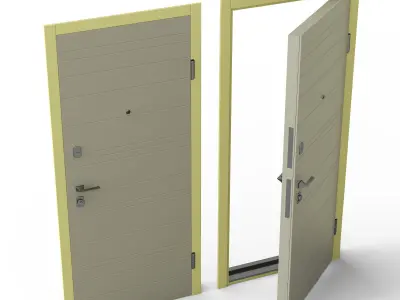 Gehric Door 3D model