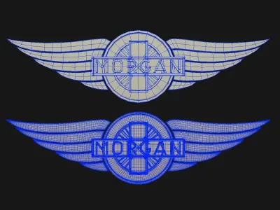 Morgen Logo 3D model