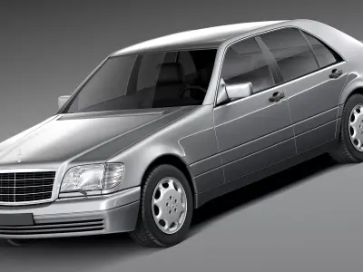 Mercedes-Benz S-class W140 1991-1998 3D model