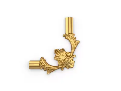 Classic decor ornament 334  3D model