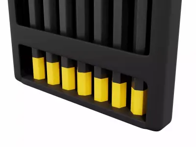 Screwdriver Bit Set 3D model