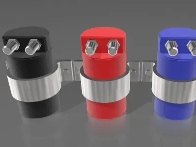 Oil catch can for scale models 1 24 scale  3D print model