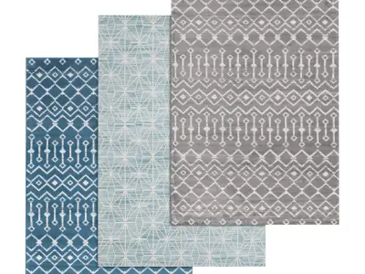 Rug Set 2033 3D model