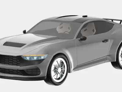 Generic Sport Car 3D model