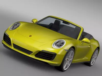 Porsche 911 Carrera S Cabriolet 991 2016 3D model
