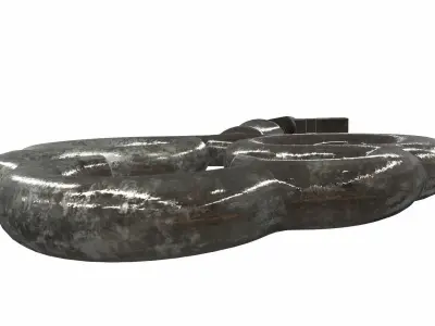 Ornamental key 5 3D model