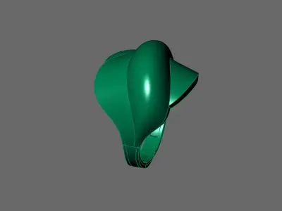 Women Ring Plain Ring Ready STL 3DM Models Womens Rings 3D print model 68