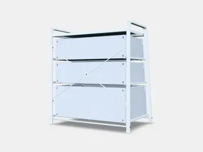 LOTE Chest of 3 drawers 3D model