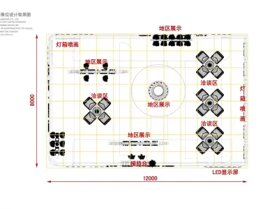 Exhibition - Area - 12X8 -3DMAX2009-07 3D model