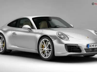 Porsche 911 Carrera 2017 3D model