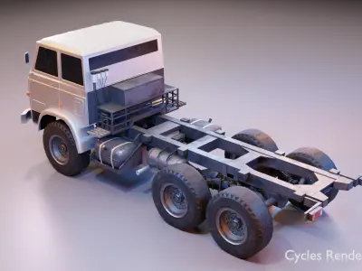 Truck - Star 266 Low-poly 3D model