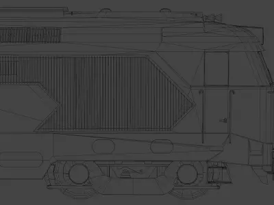 SNCF BB67300 Train 3D model
